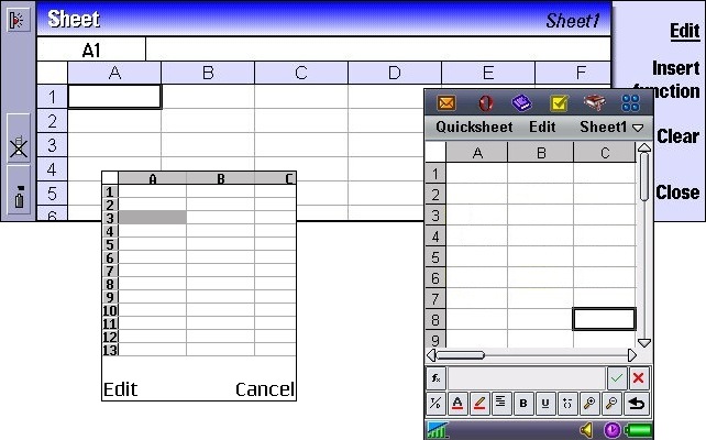 A Blank Spreadsheet