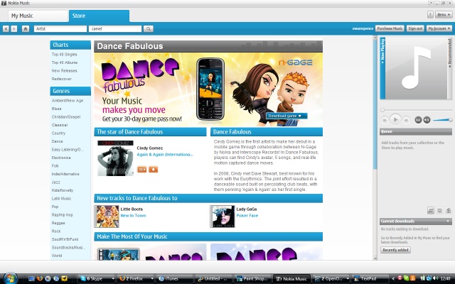 Dance Fabulous in Nokia Music Store