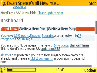 Blogging on Wordpresss