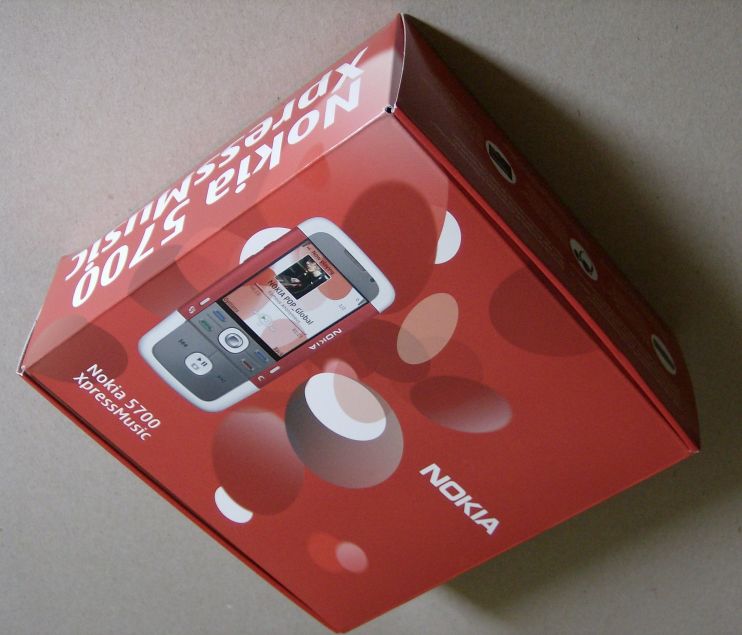Nokia 5700 box