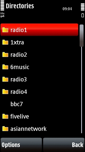 Nokia 5800 Podcasting application BBC directory Nokia 5800 Podcasting application BBC directory