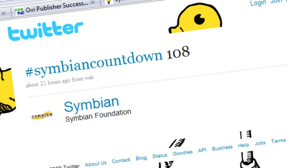Symbian Countdown on Twitter