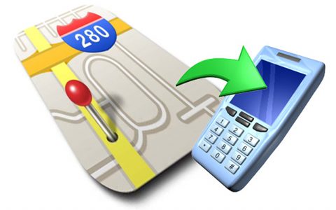 Pre-loading maps to your phone