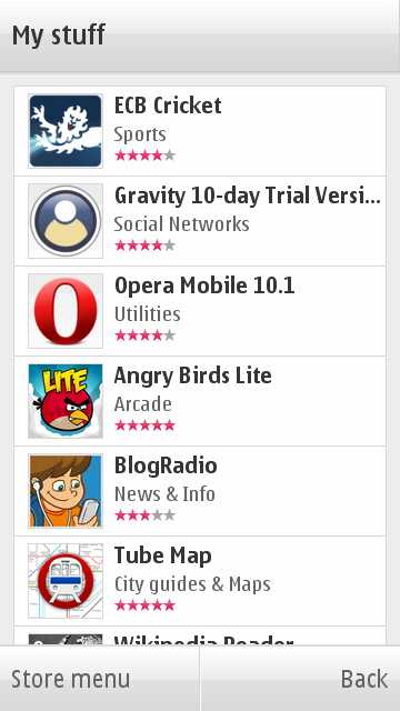 My stuff, but no updates