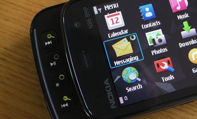 Media controls - on an N86