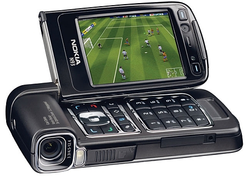Nokia N93 running FIFA08