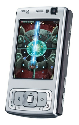 Nokia N95 running Space Impact