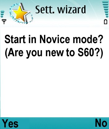 Novice mode