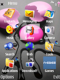 Pink Egg menu screen