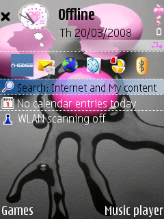 Pink Egg standby screen