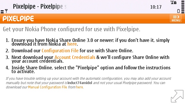 Installing the Pixelpipe Share Online plugin via Web