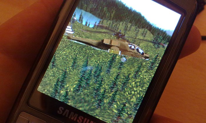 Gaming graphics (SPMark) on the Samsung i7110