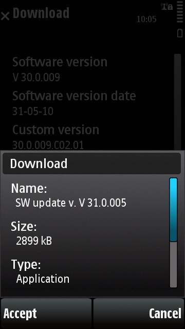 Nokia 5530 v31 update