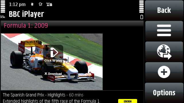 Download in iPlayer on v21 for 5800