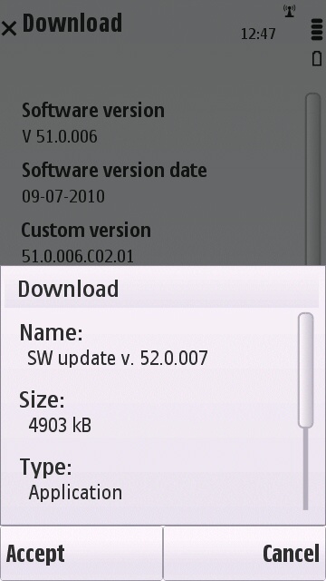 Nokia 5800 Firmware 52