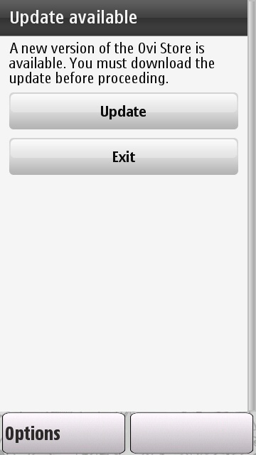Ovi Store Update