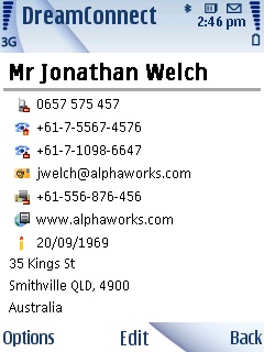 DreamConnect S60 3rd Detailed View