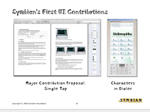 Symbain UI Contribution