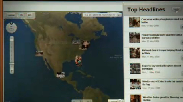 AP News Ovi Maps mash-up
