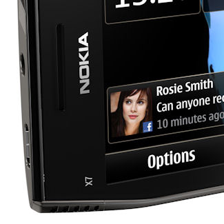 Nokia X7 detail