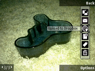 S60 uploading to Dropbox