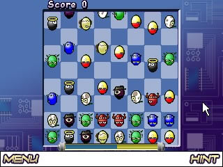 Eggstreme gameplay screen