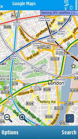 Google Maps for Mobile layers