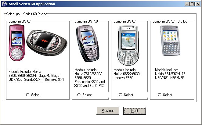 Install to all S60 variants