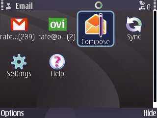 Mail on Ovi Nokia Messaging