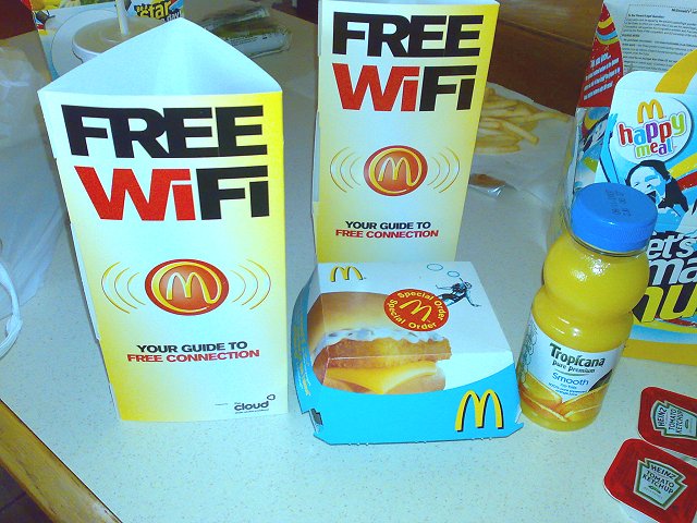 Wi-Fi free With McD!