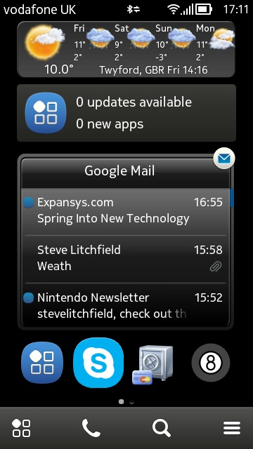 Screenshot, AppList widget