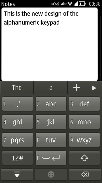 alphanumeric keypad