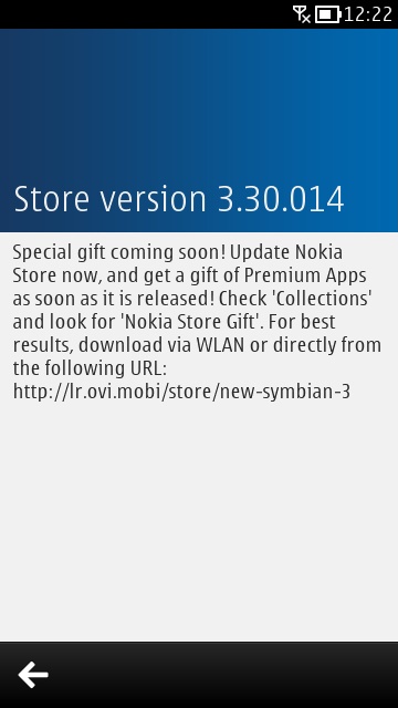 Nokia Store Update