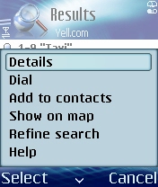 Mobile search local functionality
