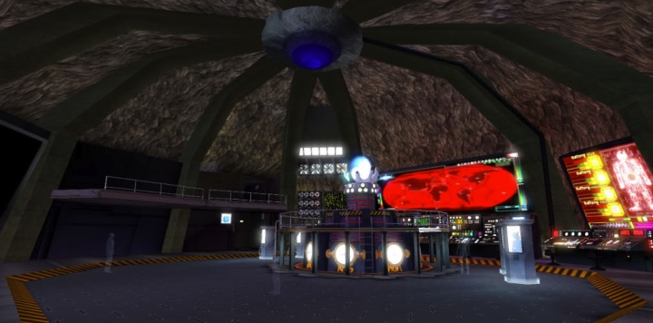 Secret mountain base!