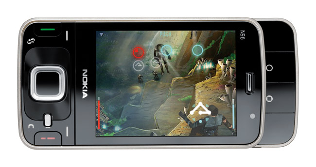 Nokia N96 in gaming mode