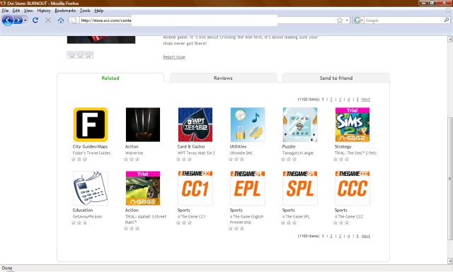 N-Gage demos on Ovi Store