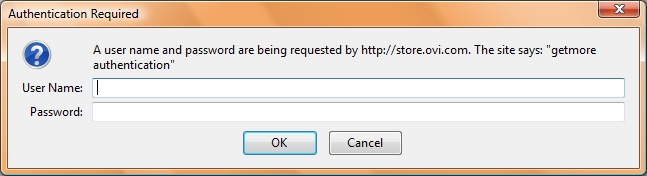 Authentication required