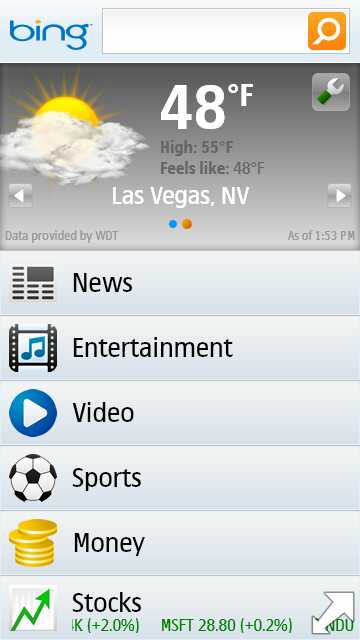 Silverlight Bing Demo