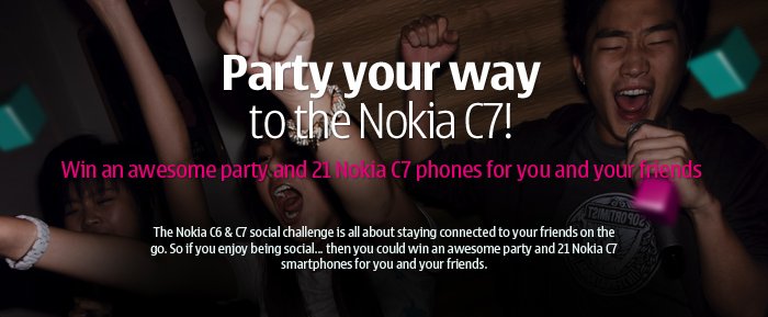 The Nokia C7 social contest