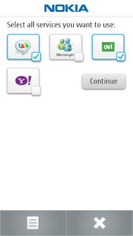Nokia Messaging for IM