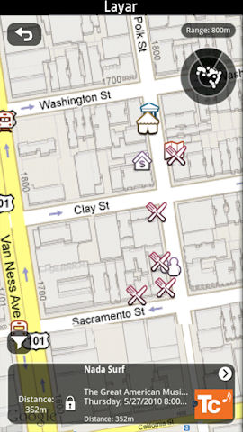 Layar map view