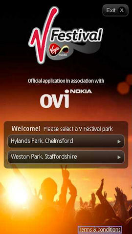 Virgin Festival app