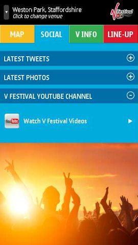 Virgin Festival app