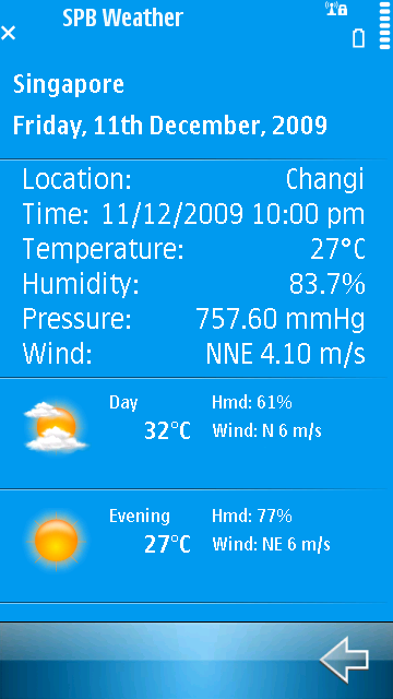 Screenshot, Spb Weather