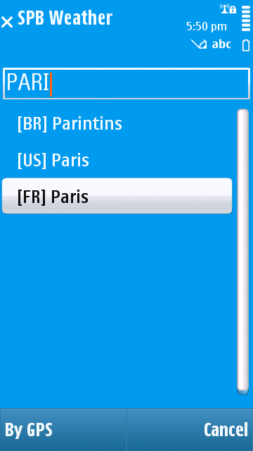 Screenshot, Spb Weather