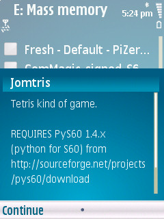 Python for S60 on Samsung