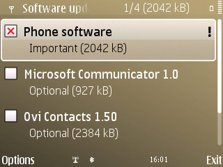 Nokia E72 update
