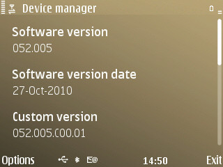 Nokia E72 update