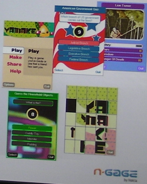 Yamake slide at Nokia Developer Summit close up